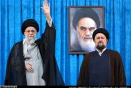 حضور رهبر انقلاب در مراسم ارتحال امام خمینی ره
