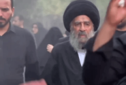 حرکت پرشکوه یک مرجع تقلید در سوگ رهبر شهید؛ آیتالله مدرسی پیاده به حرم حسینی شتافت