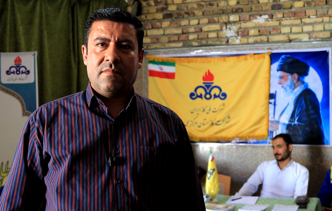 حضور میز خدمت و ارتباط مردمی شرکت گاز استان مرکزی در نماز جمعه سنجان اراک