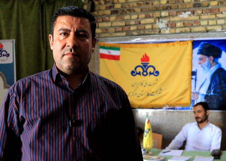 حضور میز خدمت و ارتباط مردمی شرکت گاز استان مرکزی در نماز جمعه سنجان اراک